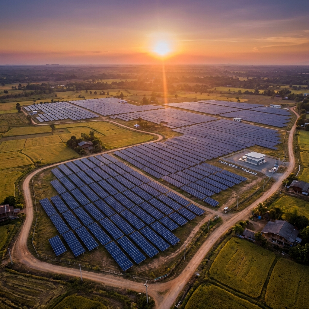 Solar Farm Background